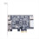 PCI-E 1X IEEE 1394A 4 Θυρών (3+1) Προσαρμογέας Κάρτας Firewire 1394 a PCIe με 8