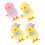 4Stück Aufzieh Huhn Springendes Plüschspielzeug Eierkorb Füller 8