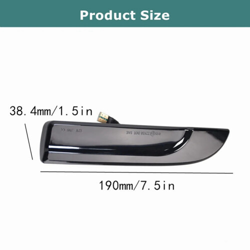 Φως πλευρικής σήμανσης LED ροής φτερού για Porsche Panamera 970 Chassi 2