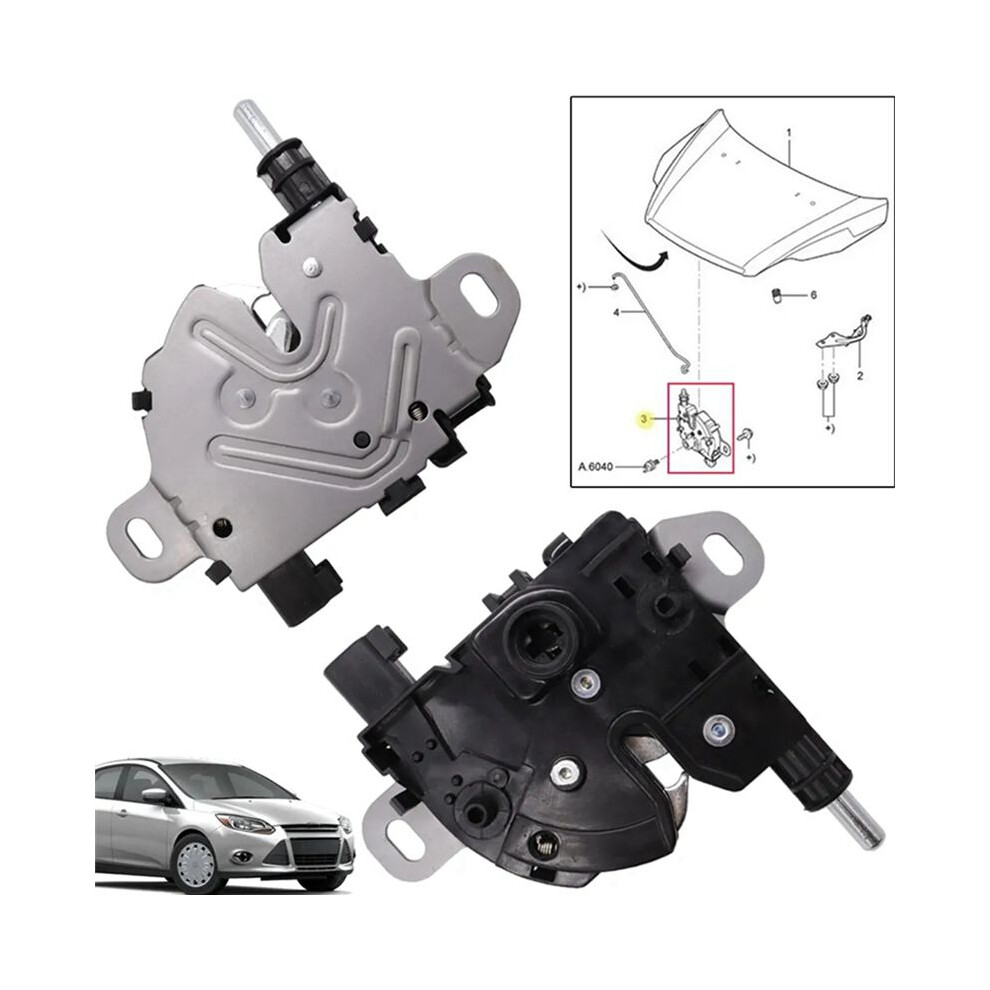Engine Bonnet Hood Lock For Ford Focus Mk2 C-Max Kuga Focus C-Max Head 4852359664480