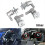 Silver Saddlebag Lock Mounting Screw Kit for Harley Touring Road King 3