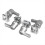 Silver Saddlebag Lock Mounting Screw Kit for Harley Touring Road King 4