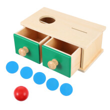 Caja De Monedas Juguetes Bebé Niños Pequeños Montessori