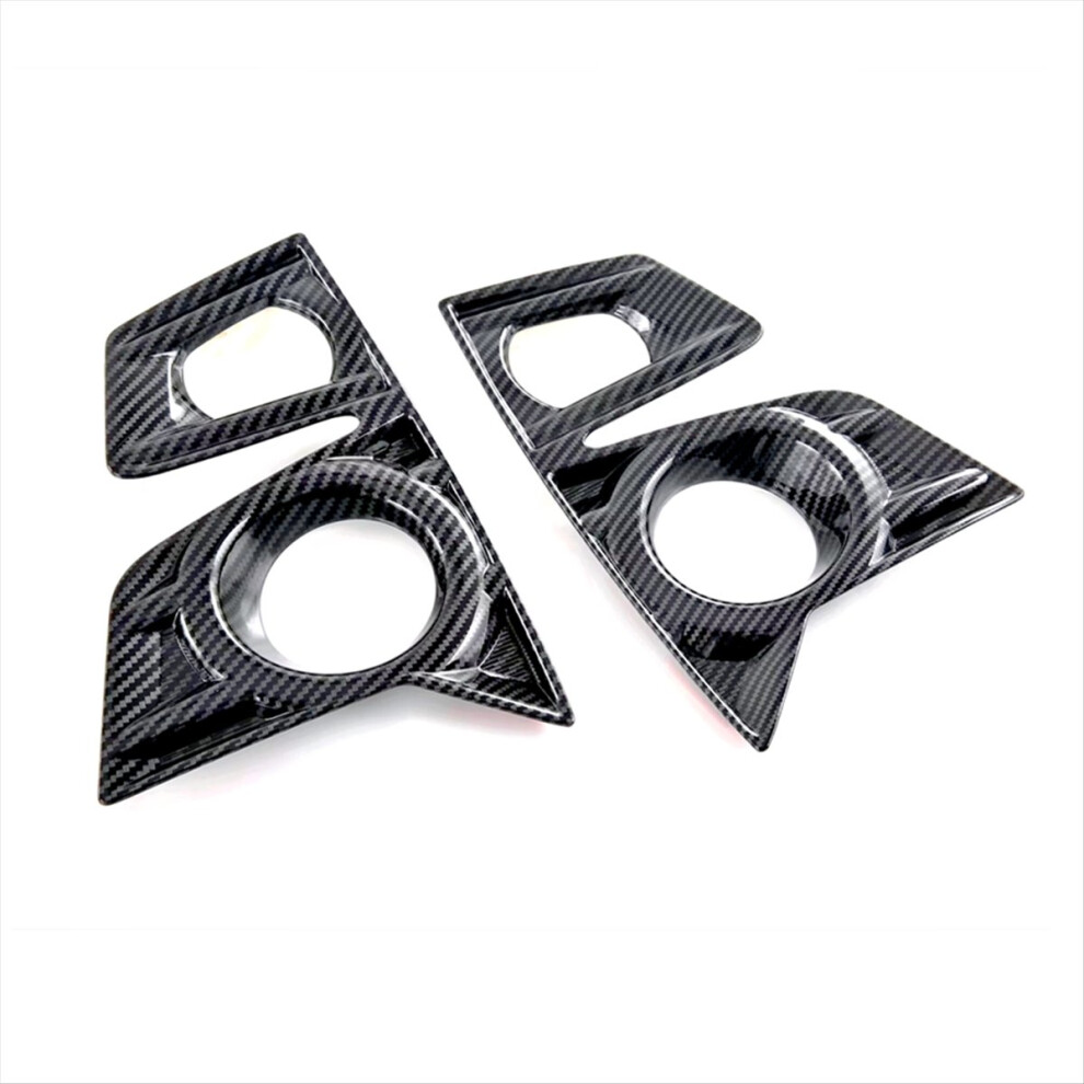 For Isuzu D-Max Dmax 2021 2022 2023 Abs Carbon Fiber Car Front Fog Lig 4852359605179
