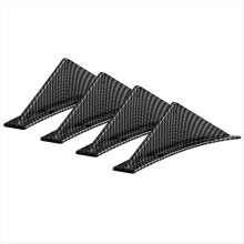 Heckstoßstangen-Unterflügel-Lippendiffusor, Anti-Crash-Spoiler Haifischflosse P