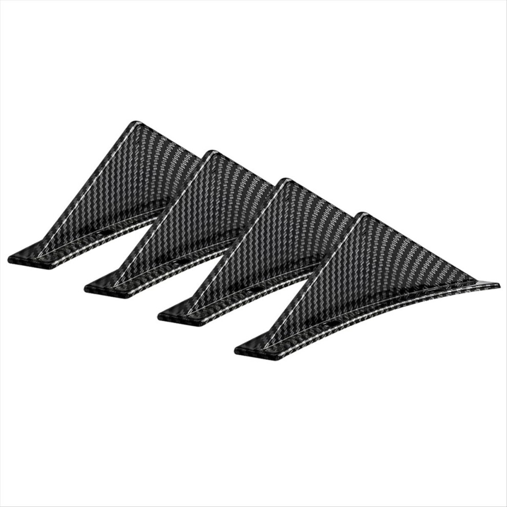Car Rear Lower Bumper Wing Lip Diffuser,Anti-Crash Spoiler Shark Fin P 4852359611125