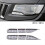 1Set Front Headlight Cleaning Decorative Panel Cover Trim for Jeep Gra 6