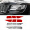 1Set Front Headlight Cleaning Decorative Panel Cover Trim for Jeep Gra 9