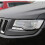 1Set Front Headlight Cleaning Decorative Panel Cover Trim for Jeep Gra 11