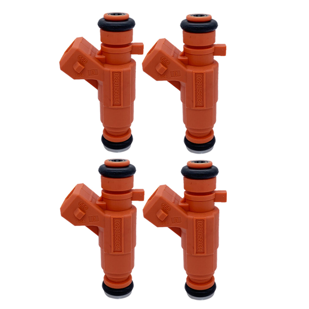 4Pcs Car Fuel Injector Nozzle 0280156034 For Peugeot 206 307 1007 Part 4852359610791