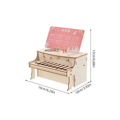 Madera 3D Piano Instrumento Musical Juguete 1