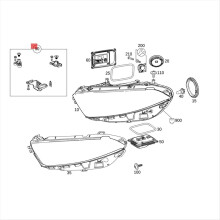 Reparatiebeugelmontagesets voor rechter koplamp A1778201801 voor Mercedes