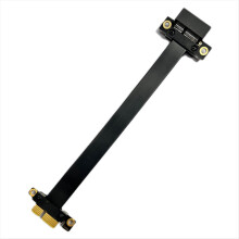 PCIe x1 Adapterkabel mit voller Geschwindigkeit 3.0, 180-Grafikkartenverlängerungskabel