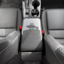 Interieurverkleidung aus Carbonfaser-Schwarz mit Sitzarmlehnenbox, Mittelkonsole