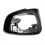 Cornice copri specchietto retrovisore lato destro per auto, nera, per Mazda CX-3 2 4