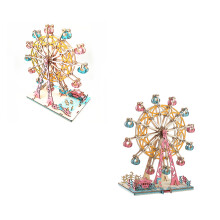 3D De Madera De Ferris Juguete Diy Para Niños