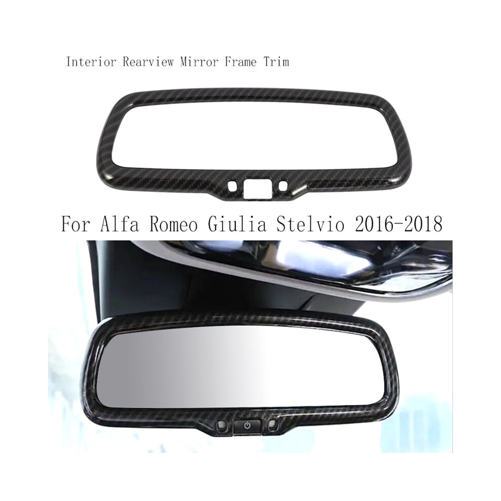 For Alfa Romeo Giulia Stelvio 2016-2018 Interior Rearview Mirror Frame 4852359685058