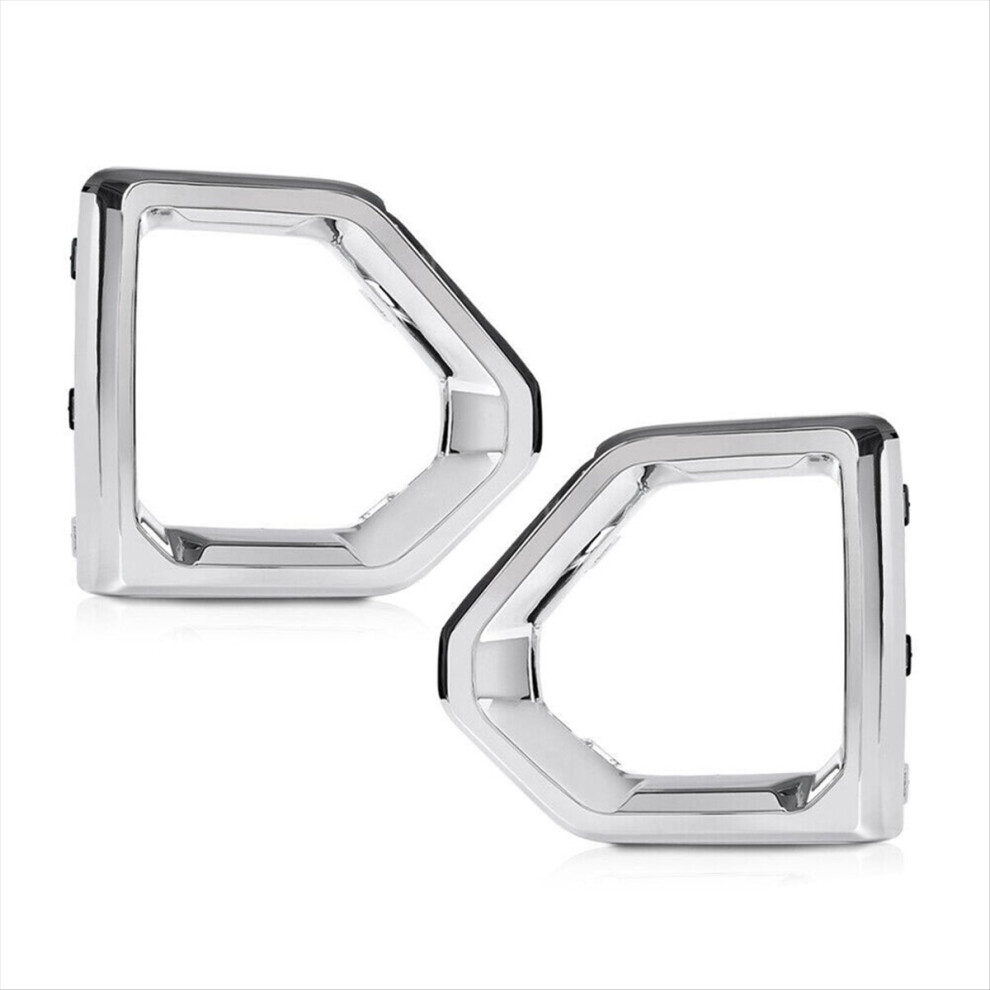 For Gmc Sierra 2019-2021 Denali Slt Front Fog Outer Bezel Cover Light 4852359686789