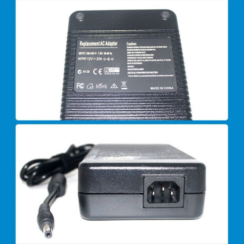 12V 20A 240W AC adaptér/nabíjačka pre auto, mini ITX PC 2