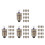 400 Pièces Ampoules Miniatures 2,5 V 0,3 A Pour Train Électrique 4