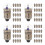 400 Pièces Ampoules Miniatures 2,5 V 0,3 A Pour Train Électrique 5