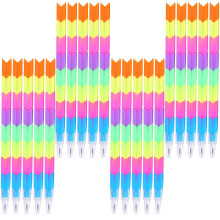 100 Unidades Lápices Apilables Coloridos Sin Puntería Para Niños