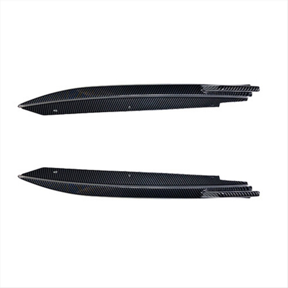 Carbon Fiber Rear Bumper Lip Angle Diffuser Splitter Spoiler Protector 4852359616342