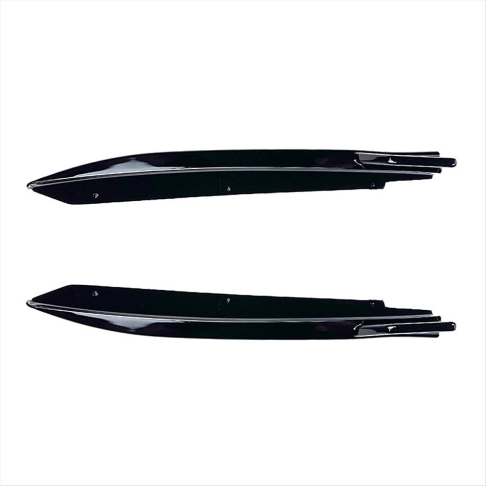 Bright Rear Bumper Lip Angle Diffuser Splitter Spoiler Protector Black 4852359616359