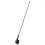 Antena de teto com base quadrada de 17 polegadas e suporte com fiação para Peugeot 106 3