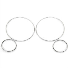Ensemble de cache-compteur de vitesse, enjoliveur et bague de tableau de bord pour BMW E39
