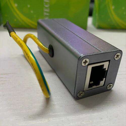 1PC RJ45 Ethernet συσκευή δικτύου προστασίας από υπερτάσεις Ethernet SPD 8-Core N 2