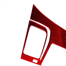 Rote Carbonfaser-Navigationspanel-Abdeckung für Honda Civic 8. Generation 2