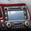 Rote Carbonfaser-Navigationspanel-Abdeckung für Honda Civic 8. Generation 2 9