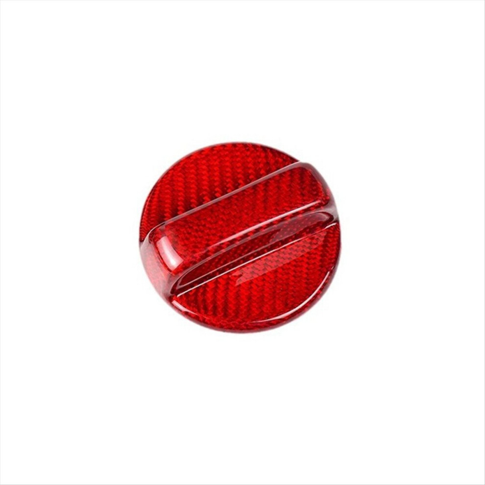 Real Hard Carbon Fiber Car Fuel Tank Cap For Subaru Brz 2021-2023 Wrx Red 4852359630805