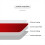 Rote Carbonfaser-Navigationspanel-Abdeckung für Honda Civic 8. Generation 2 11