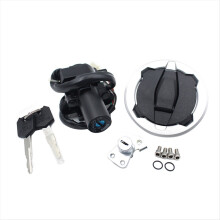 Motorrad-Zündschalter-Benzintankdeckel-Sitzschloss-Set mit