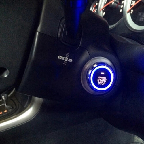Universal Car Alarm with Autostart Intelligent Ignition System Remote 2