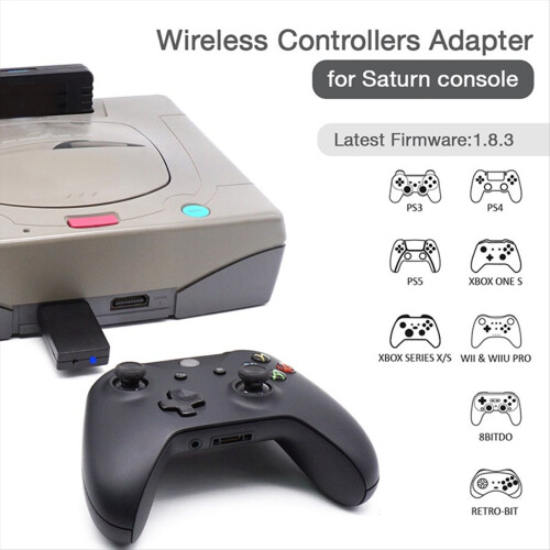 Bluetooth-Wireless-Controller-Adapter für Saturn-Konsole an PS4/PS5 2
