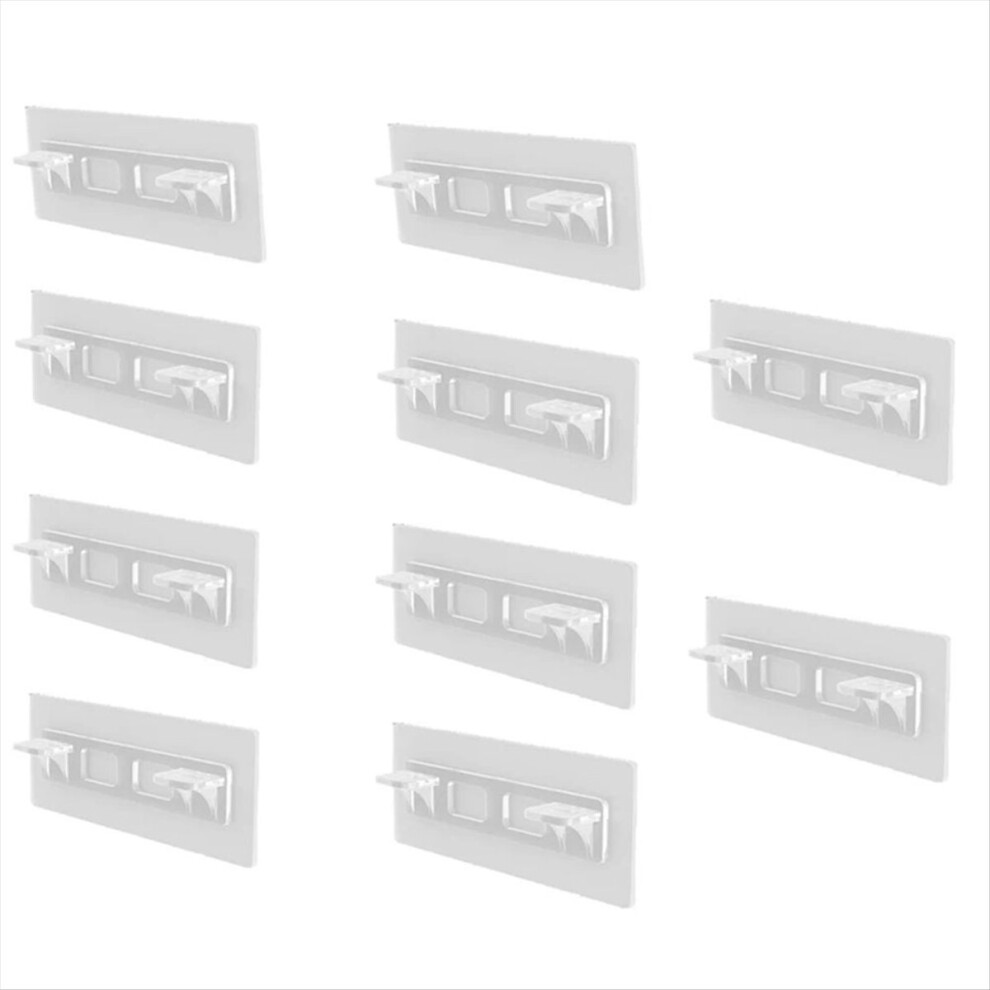 40Pcs Shelf Support Adhesive Pegs Closet Partition Bracket For Kitchen 4852735191395