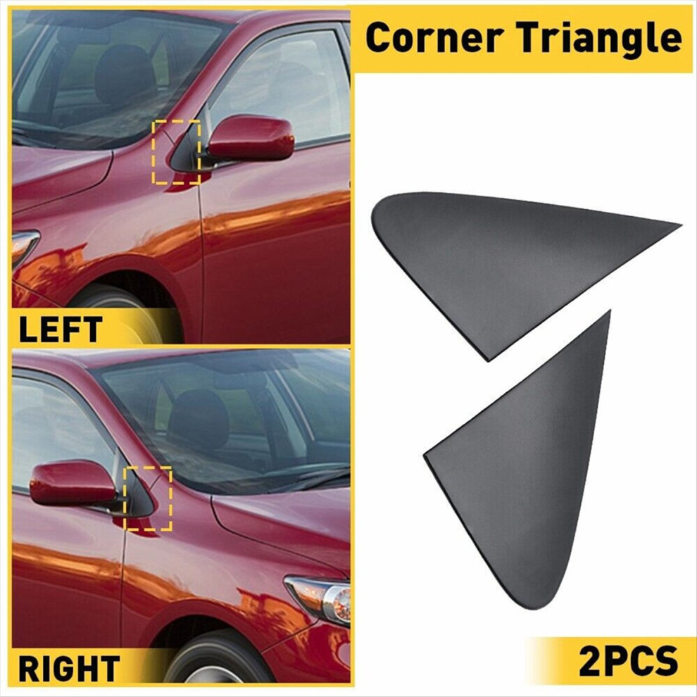 1Pair Front Pillar Triangle Plate For Toyota Corolla 08-13 60118-12010 4852735194761