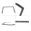 Car Front Seat Back Backrest Support Barcket Trim Replacement for Merc 6