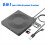 Εξωτερική μονάδα CD/DVD 6 σε 1, οπτική μονάδα USB3.0 τύπου C, CD DVD RW VCD 4