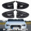 Black Replacement Mirror Covers for AUDI A3 S3 RS3 2014-2020 Rearview 2