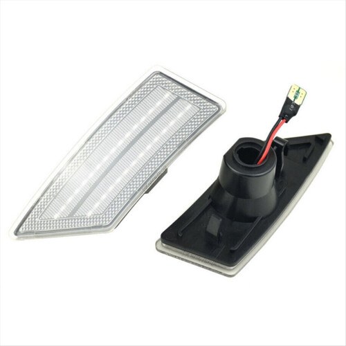 Dynamische LED-Seitenmarkierungsleuchte mit sequenziellem Blinker am vorderen Stoßfänger 2
