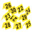 10 Pièces Marqueurs De Triangulaires Numérotés 21 À 30 1