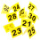 10 Pièces Marqueurs De Triangulaires Numérotés 21 À 30 11