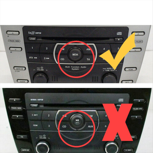 Είσοδος MP3 ήχου αυτοκινήτου, προσαρμογέας USB AUX, CD Changer για Mazda 3 5 6, MPV, C 2