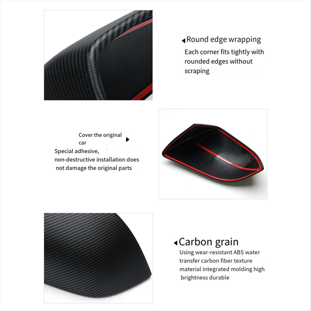 Carbon Fiber Rearview Mirror Housing Rearview Mirror Protector Cover F 4852735110037