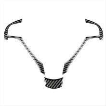 Für Acura TL 2009-2014 Carbonfaser-Lenkradrahmen-Zierabdeckung St