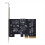 Convertitore per computer SATA III PCIE X4 a SATA 3.0 PCI Express a 5 porte 1